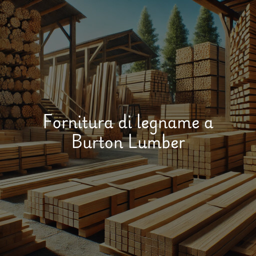 Fornitura di legname a Burton Lumber