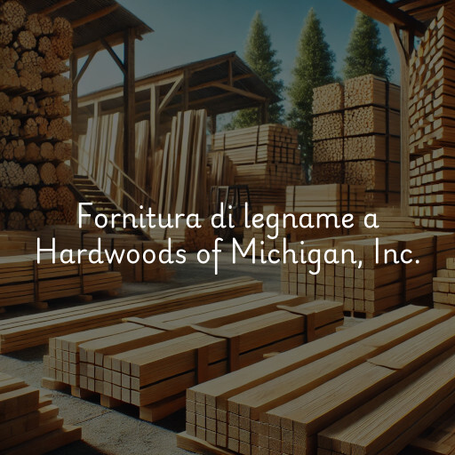 Fornitura di legname a Hardwoods of Michigan, Inc.