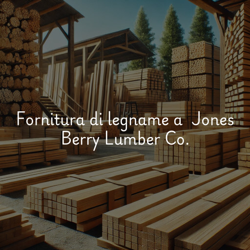 Fornitura di legname a Jones Berry Lumber Co.