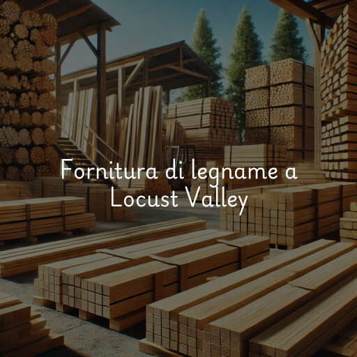 Fornitura di legname a Locust Valley