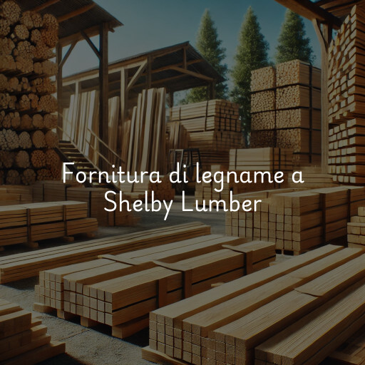 Fornitura di legname a Shelby Lumber