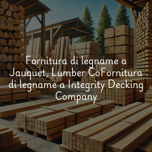 Fornitura di legname a