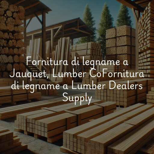 Fornitura di legname a