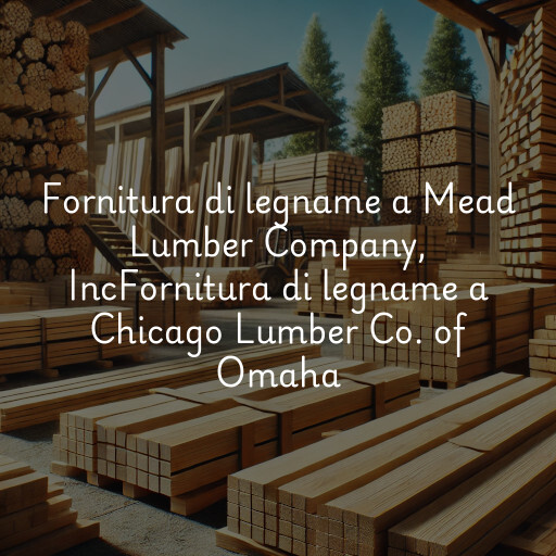 Fornitura di legname a