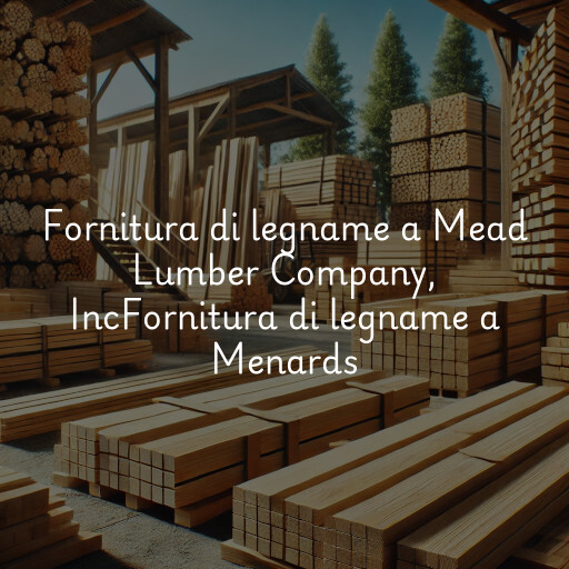 Fornitura di legname a