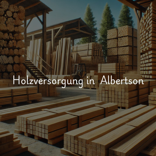 Holzversorgung in Albertson