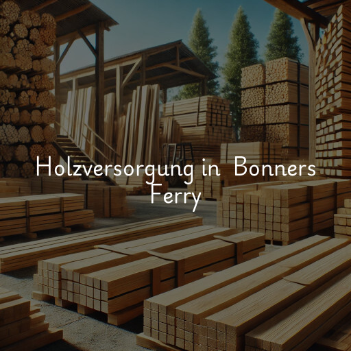 Holzversorgung in Bonners Ferry