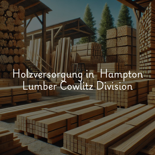 Holzversorgung in Hampton Lumber Cowlitz Division