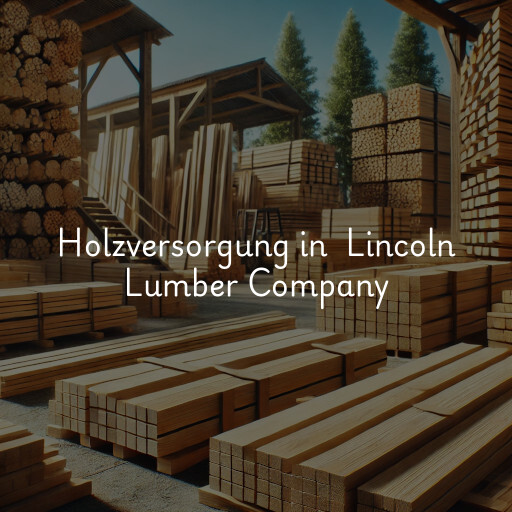 Holzversorgung in Lincoln Lumber Company