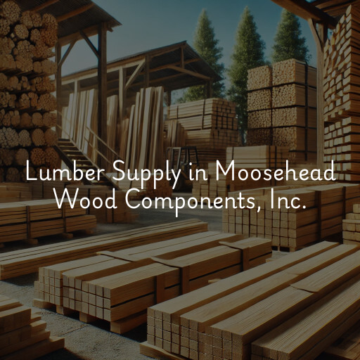 Lumber Supply and Wood Products Moosehead Wood Components, Inc.