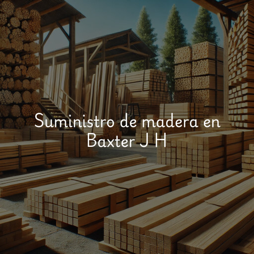 Suministro de madera en Baxter J H & Co