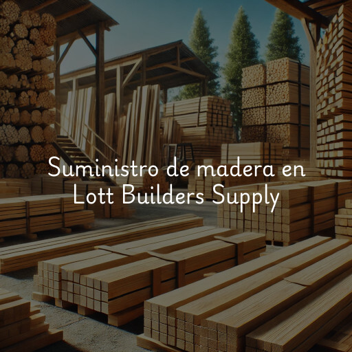 Suministro de madera en Lott Builders Supply