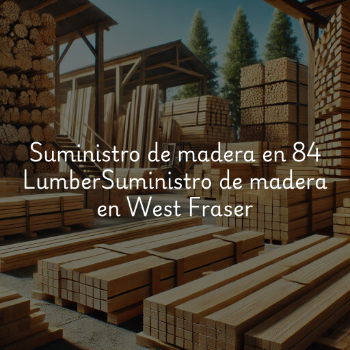 Suministro de madera en